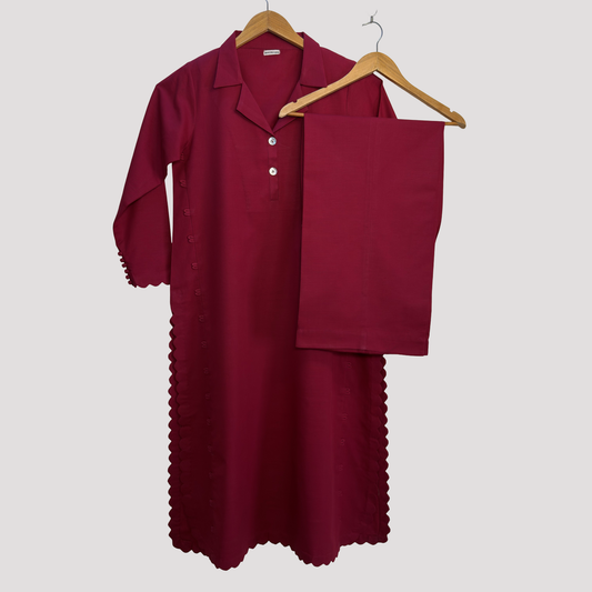 Solid MAGENTA PINK 0059 (2PC)